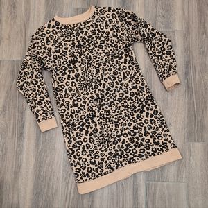 M&S Collection Animal Print Sweatshirt Tunic